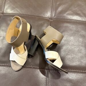 GOOD CONDITION, SIZE 6.5, CHARLES & DAVID SANDALS